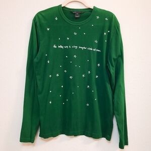 Marc Jacobs Milky Way Green Rare Long Sleeve Tee M